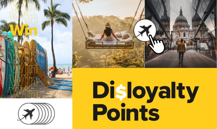 Earn Disloyalty Points with our reward programme