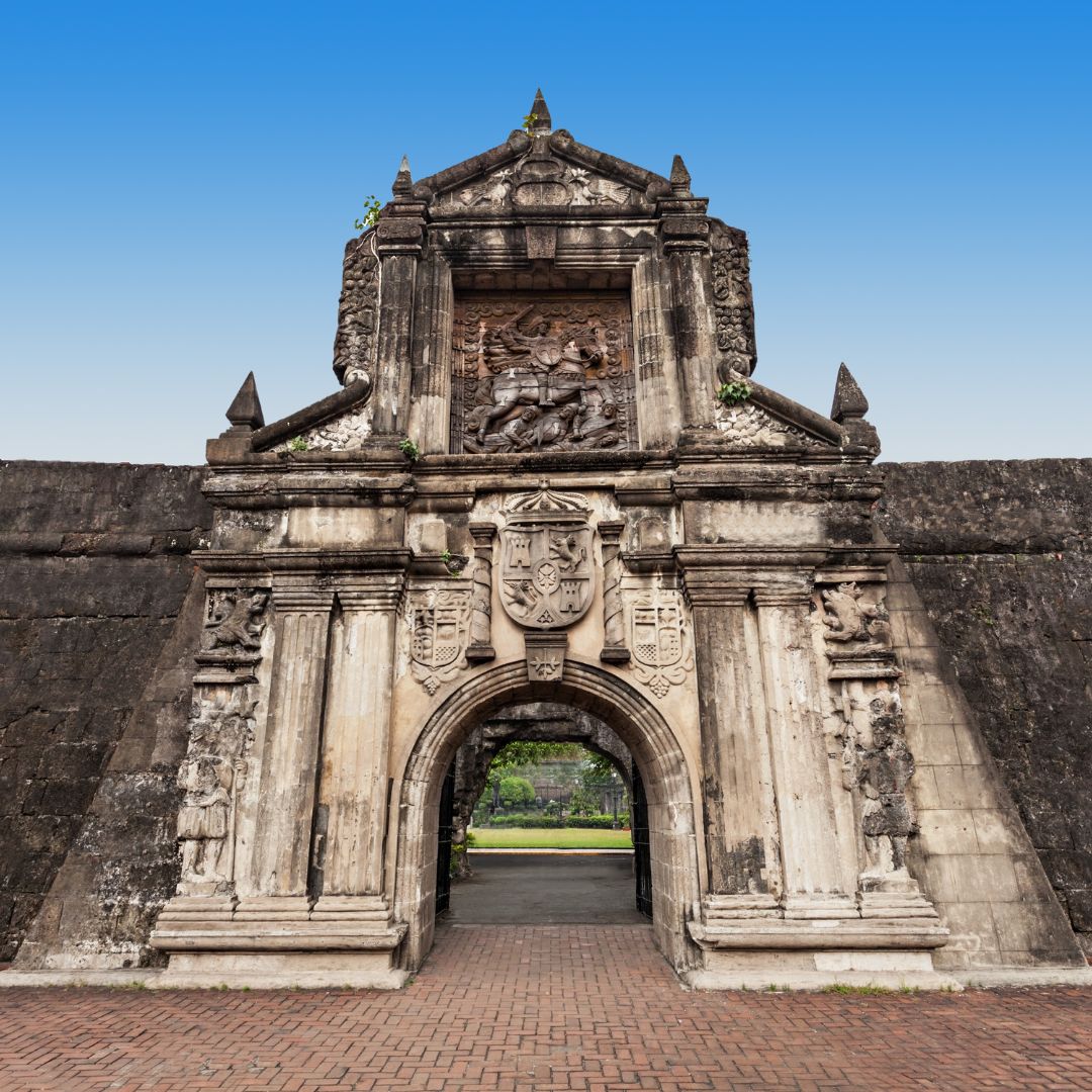 Fort Santiago at Intramuros in Manila Philippines