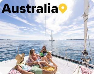 young people on a yatch on the ocean