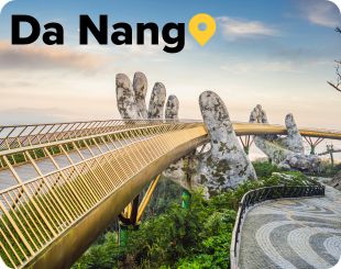 Golden Bridge Da Nang Vietnam 