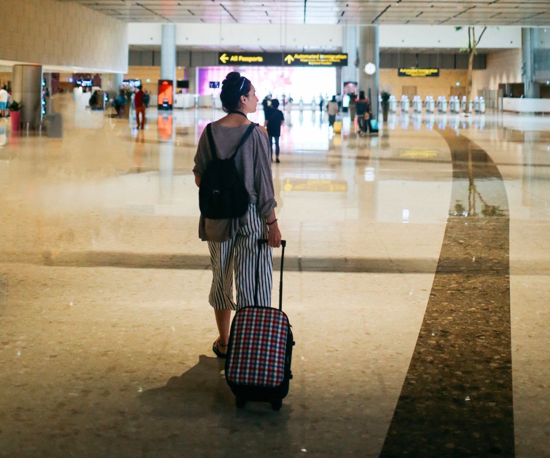 traveller-in-airport