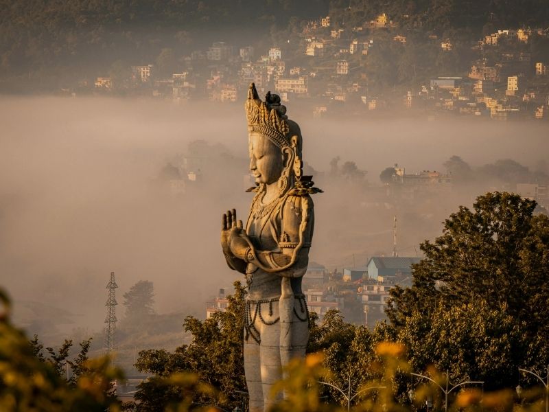 kathmandu-statue