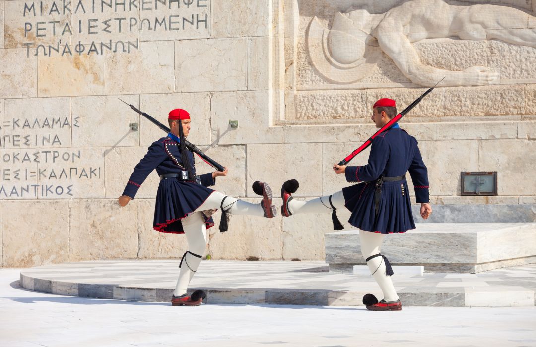 changing of the guard Athens